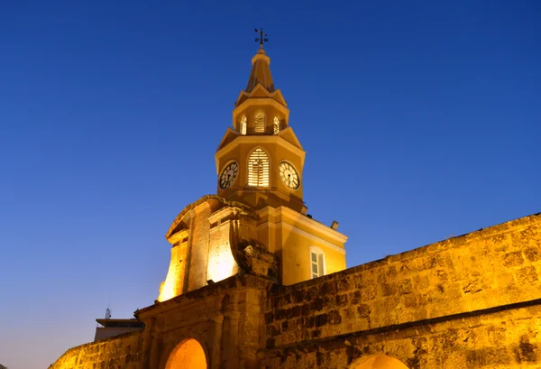 Cartagena Colombia klokkentoren — Stockfoto