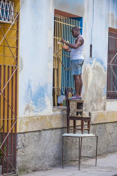 Retrato de um homem cubano — Fotografia de Stock