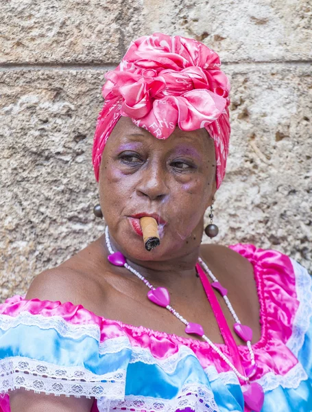 Portrait of a Cuban woman — Stock Photo, Image