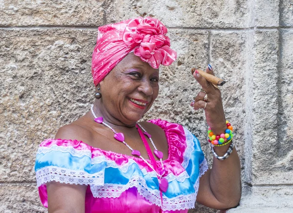 Portrait of a Cuban woman — Stock Photo, Image