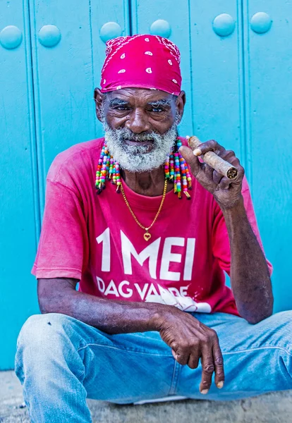 Retrato de un cubano — Foto de Stock