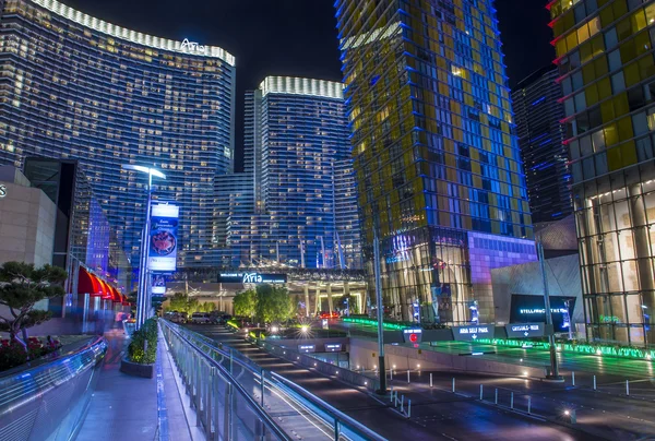 Centro da cidade de las vegas — Fotografia de Stock