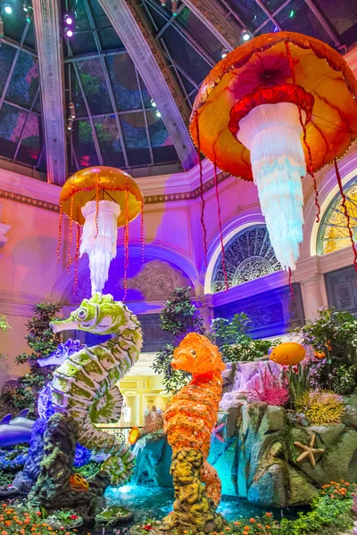 Bellagio Hotel Conservatory & Botanical Gardens — Stock Photo, Image