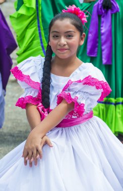 Çiçek ve Palm Festivali Panchimalco, El Salvador