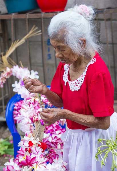 Квітка & Palm фестивалю в Panchimalco, Ель-Сальвадор — стокове фото