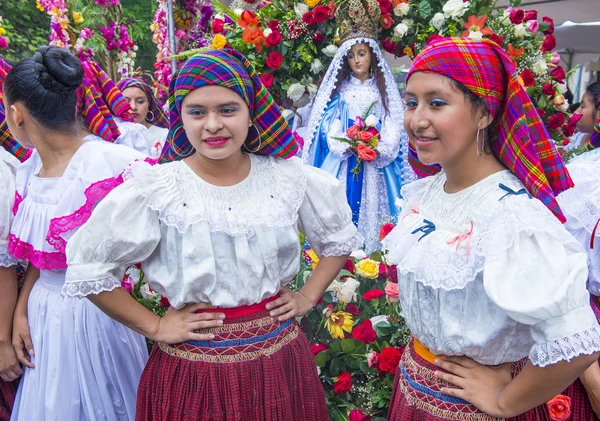 Bloem & Palm Festival in Panchimalco, El Salvador — Stockfoto