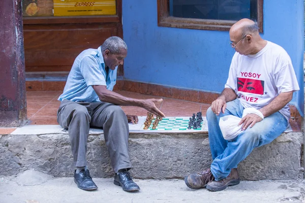 ハバナ、キューバのチェスプレイヤー — ストック写真