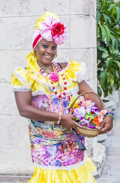Porträt einer kubanischen Frau — Stockfoto