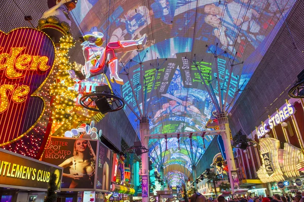 Las vegas, fremont street doświadczenia — Zdjęcie stockowe