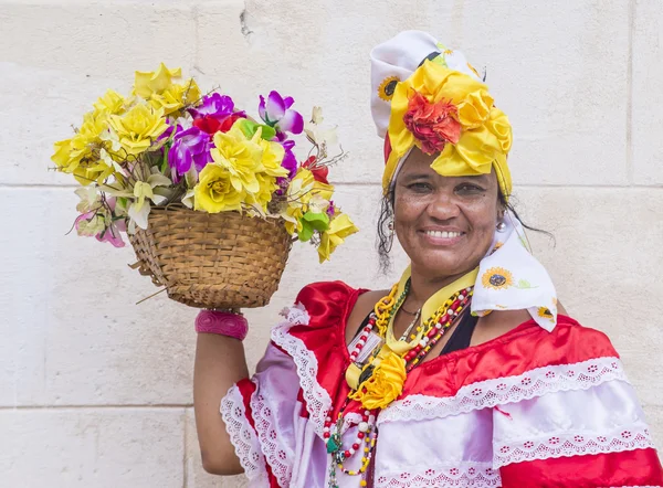 Portret van een Cubaanse vrouw — Stockfoto