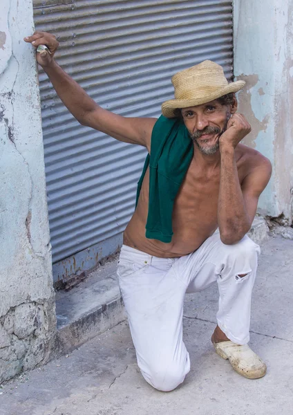 Retrato de un cubano — Foto de Stock