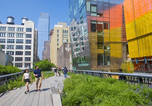 High line park in New York — Stock Photo, Image
