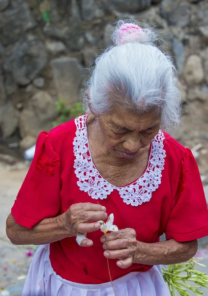 Blumen & Palmen Festival in panchimalco, el salvador — Stockfoto