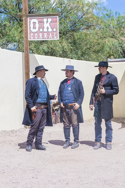 OK Corral gunfight — Stock Photo, Image