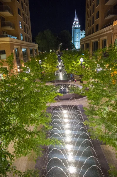 Salt lake city, city creek — Stockfoto