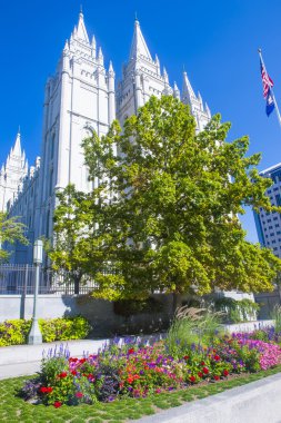 The Salt Lake City Mormons Temple clipart