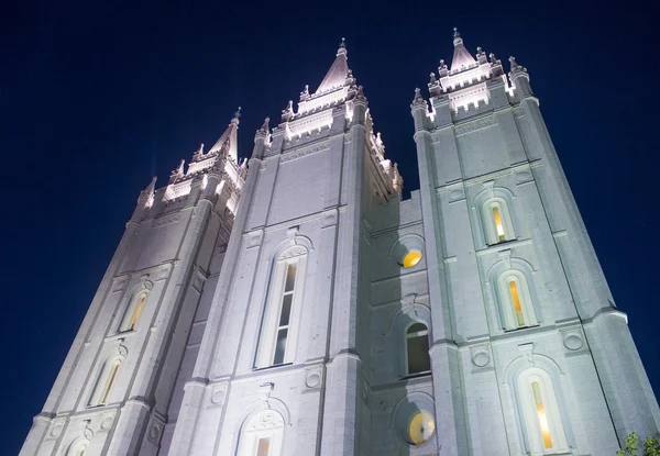 Templo de los Mormones de Salt Lake City — Foto de Stock