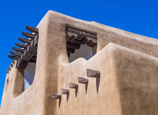 Santa Fe Adobe mimarisi — Stok fotoğraf