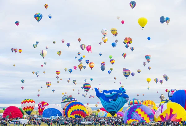 Luftballon-Fiesta von Albuquerque — Stockfoto