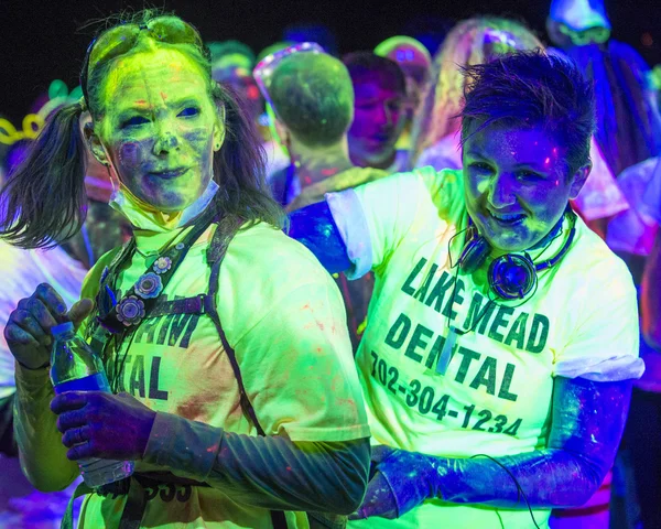 Las Vegas Blacklight Run — Stock Photo, Image