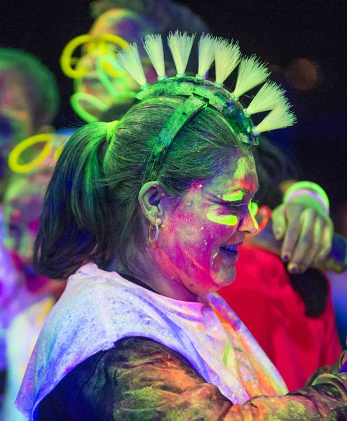 Las Vegas Blacklight Run — Stock Photo, Image