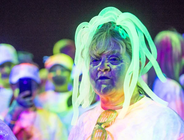 Las Vegas Blacklight Run — Stock Photo, Image