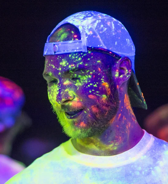 Las Vegas Blacklight Run — Stock Photo, Image