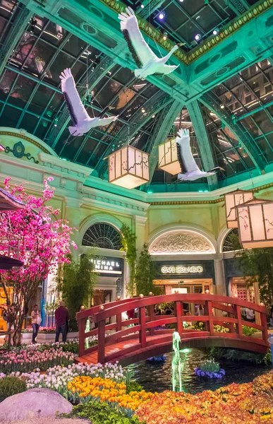 Bellagio Hotel Conservatory & Botanical Gardens — Stock Photo, Image