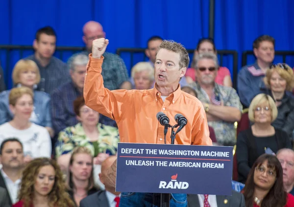 Rand Paul campagnes in Las Vegas — Stockfoto