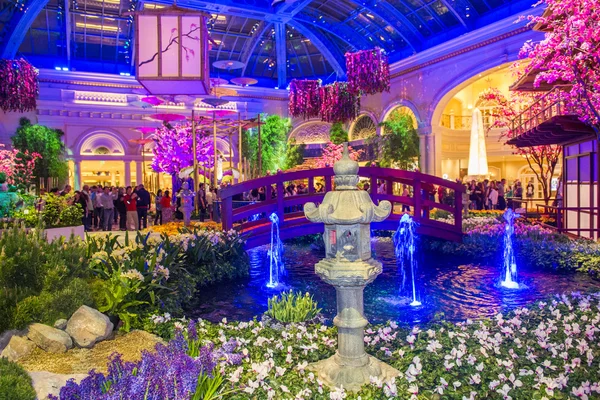 Bellagio Hotel Conservatory & Botanical Gardens — Stock Photo, Image