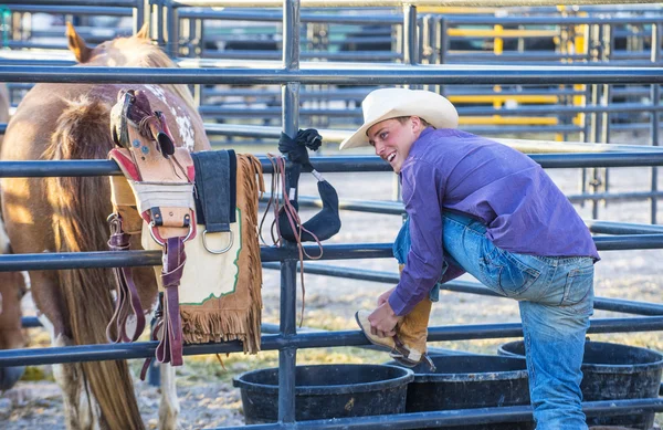 Helldorado dagen rodeo — Stockfoto