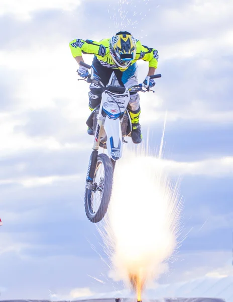 Motocross FMX — Foto de Stock
