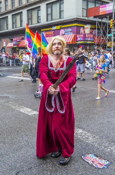 Desfile del orgullo gay de Nueva York — Foto de Stock