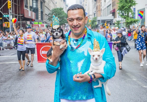 Nova Iorque gay orgulho desfile — Fotografia de Stock