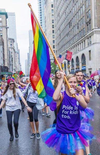 New York  gay pride parade — Stock Photo, Image