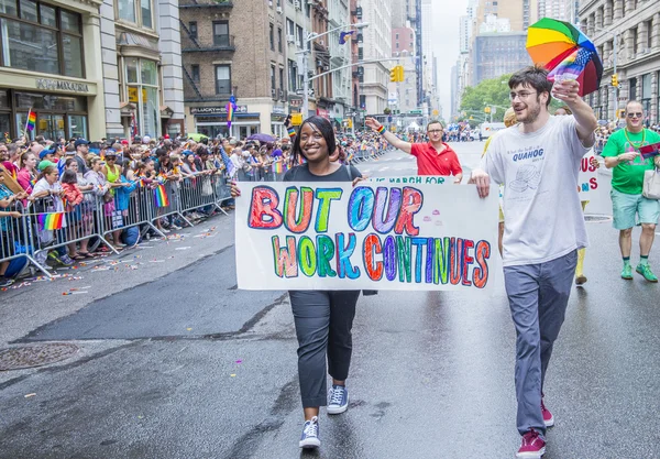 New York-i meleg büszkeség parádé — Stock Fotó