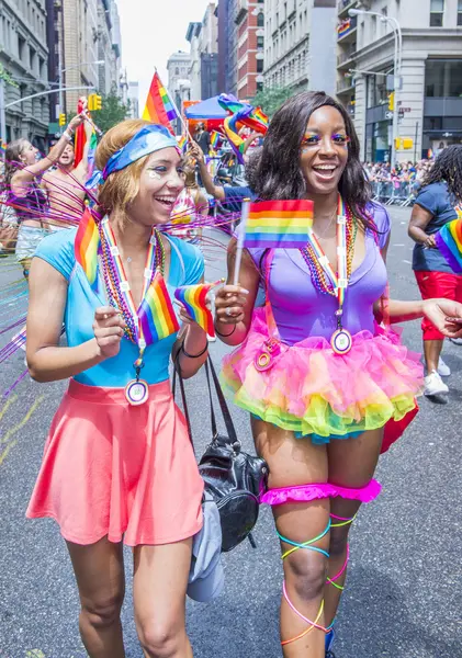 Нью-Йорк гей-параду — стокове фото