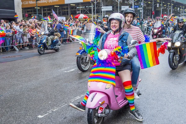Нью-Йорк гей-параду — стокове фото