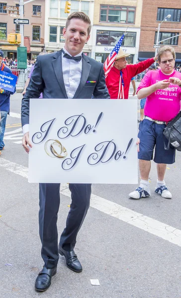 New York  gay pride parade — Stock Photo, Image