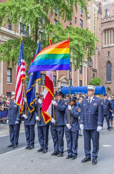Desfile del orgullo gay de Nueva York — Foto de Stock