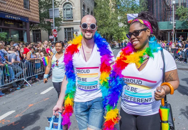 Desfile del orgullo gay de Nueva York — Foto de Stock