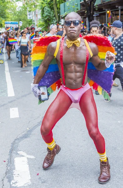 Desfile del orgullo gay de Nueva York — Foto de Stock