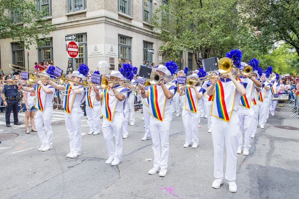 Desfile del orgullo gay de Nueva York — Foto de Stock