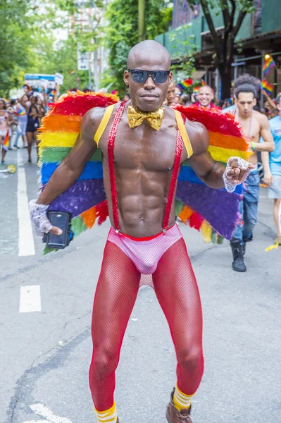 Desfile del orgullo gay de Nueva York — Foto de Stock