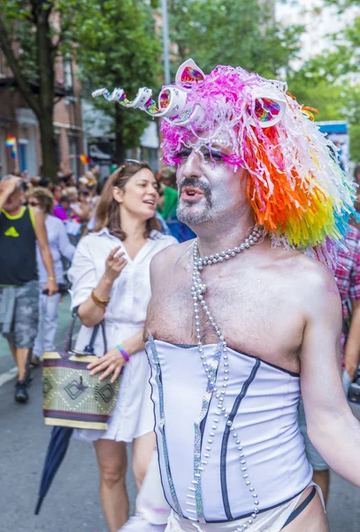 Desfile del orgullo gay de Nueva York — Foto de Stock