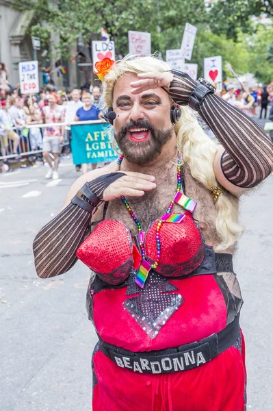 Desfile del orgullo gay de Nueva York — Foto de Stock