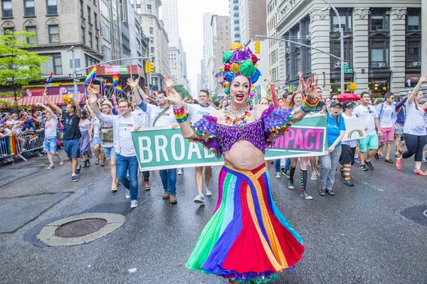 Nova Iorque gay orgulho desfile — Fotografia de Stock