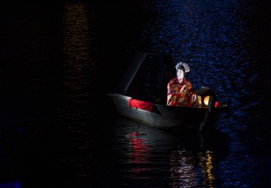 Kabuki gözlük Bellagio'daki çeşmeler