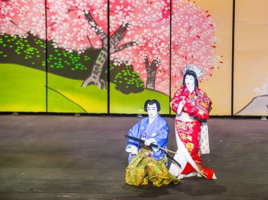 Kabuki gözlük Bellagio'daki çeşmeler