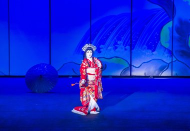 Kabuki gözlük Bellagio'daki çeşmeler